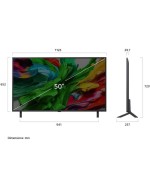 Televisor de 50 pulgadas LG 50QNED87A6D.AEU